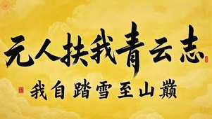 无人扶我青云志