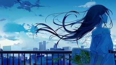 夏日微风少女