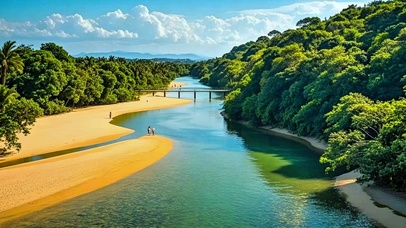 治愈清澈河流4K