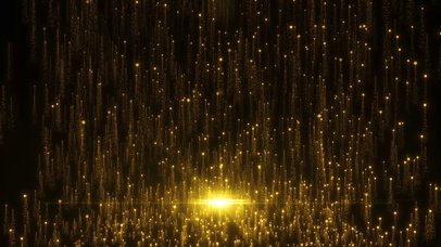 金色粒子流