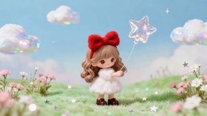 花田软萌小女孩