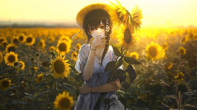 Sunflower Girl 