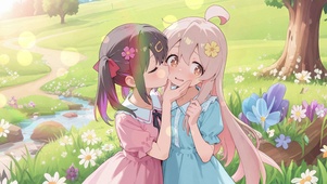 两个女孩
