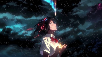 雨中