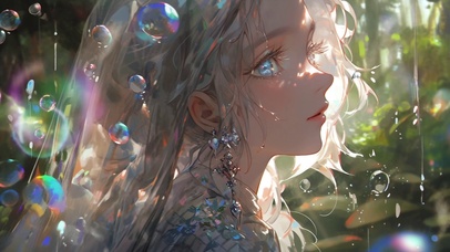 阳光倾泻