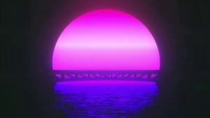 霓虹日落