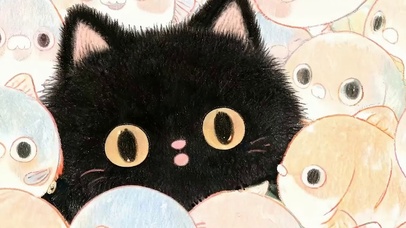 萌宠猫咪带鱼屏