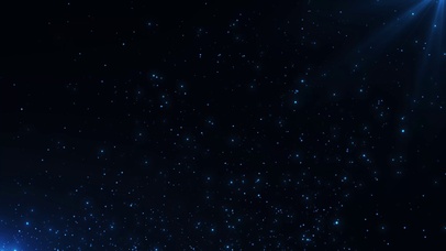 蓝色星空闪烁光斑