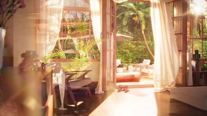 4K夏日午后房间