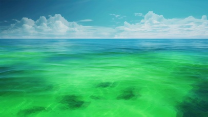 绿色解压护眼壁纸