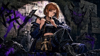 涂鸦墙 钉崎野蔷薇