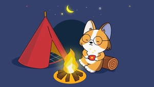 夜晚露营