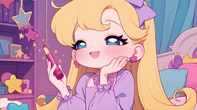 今天的我也很可爱