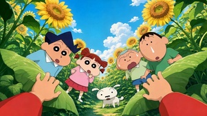 蜡笔小新向日葵花田奇遇