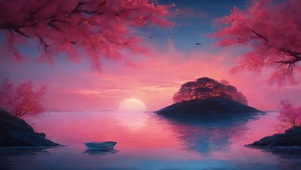 晚霞