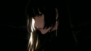 暗黑病娇美少女 侧颜