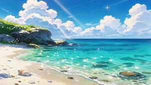 唯美的大海