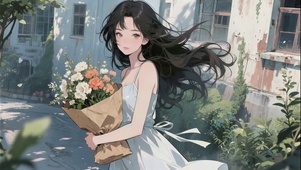 文艺风美女