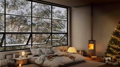 阳光明媚的冬日