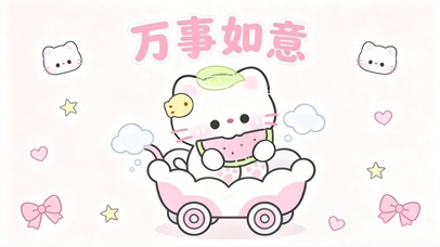 可爱小喵万事如意