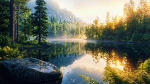 湖景