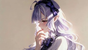紫发女孩