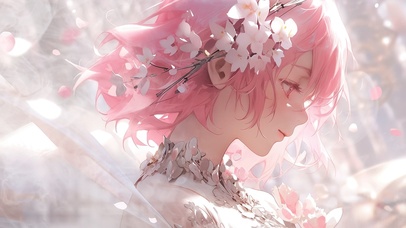短发少女