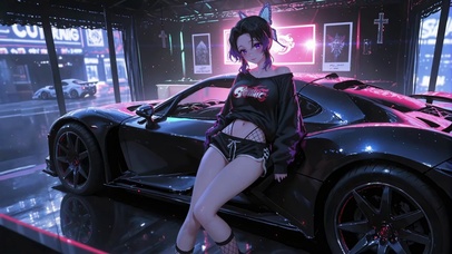 赛博车模蝴蝶忍