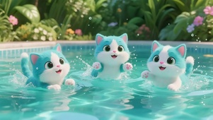 萌宠三只小猫