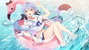 泳装夏日少女