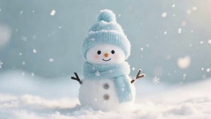 可爱的雪人
