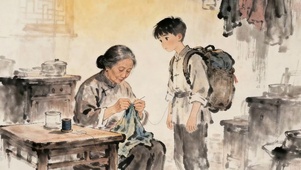 慈母手中线，游子身上衣