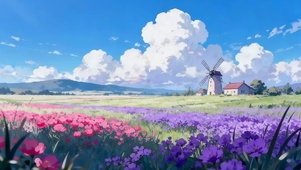 和煦的风 美丽的景