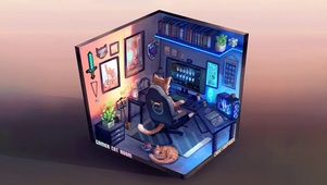 喵星人的电竞房间