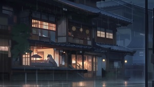 雨夜街道