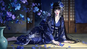 凝蓝疏棠