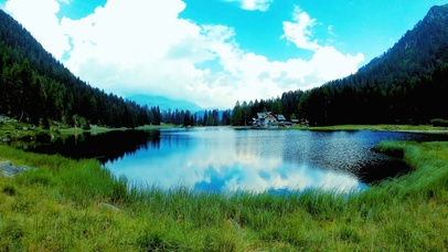 4K唯美高山湖泊