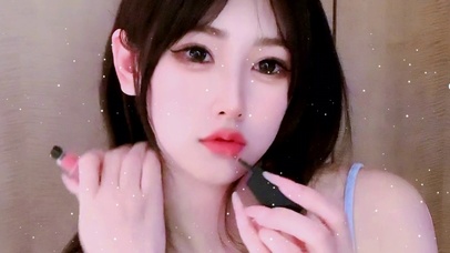 美女男友化妆视角