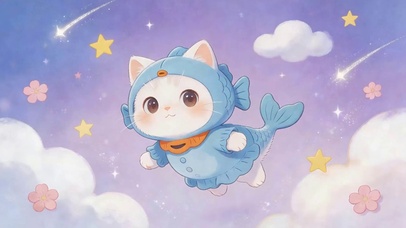 夜景猫咪