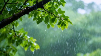 林间听雨（治愈雨声）