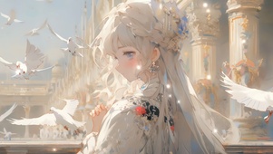 白鸽少女