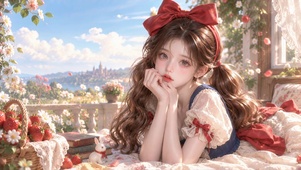 童话蝴蝶结少女