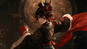 鬼怪面具少年