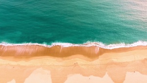航拍沙滩海岸