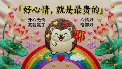 刺绣|好心情,就是最贵的