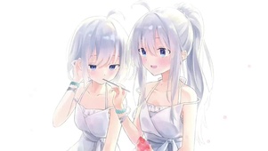可爱姐妹花