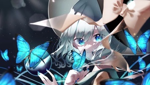 魅蓝蝴蝶少女