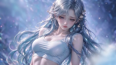 悲伤深海少女