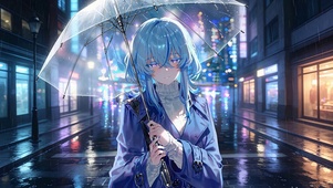 雨夜守岸人