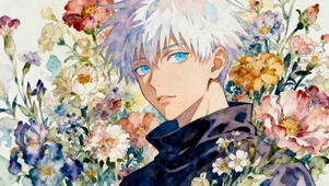 花丛中的五条悟